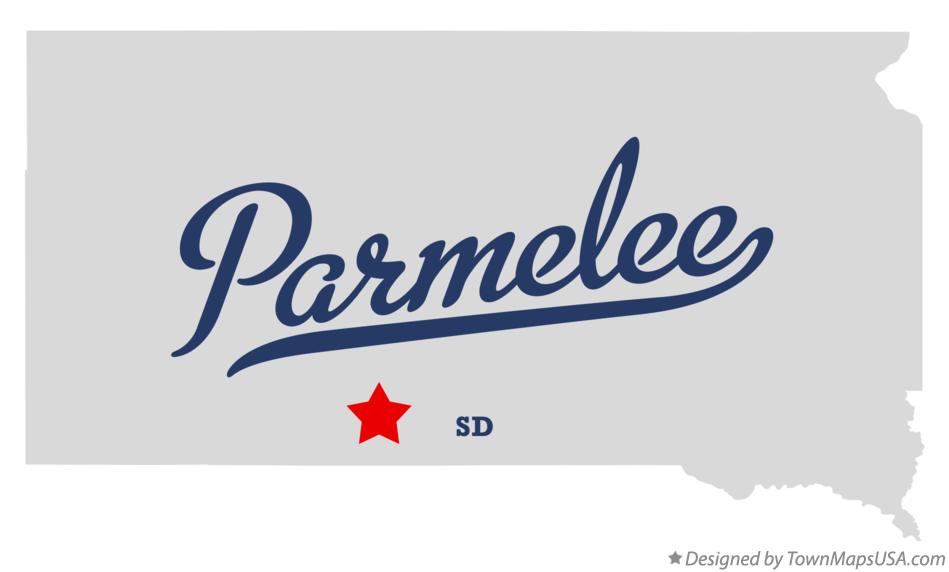 Map of Parmelee South Dakota SD