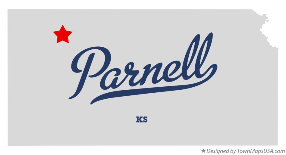 Map of Parnell Kansas KS