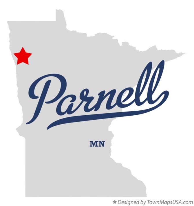 Map of Parnell Minnesota MN