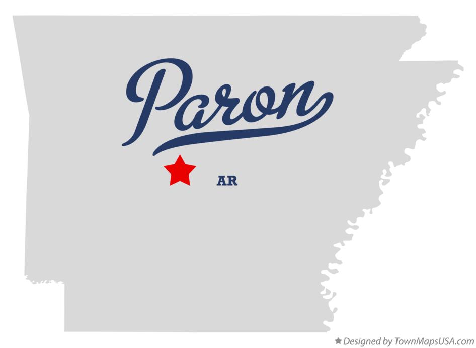 Map of Paron Arkansas AR