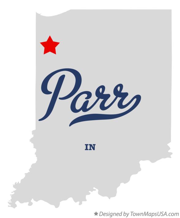 Map of Parr Indiana IN