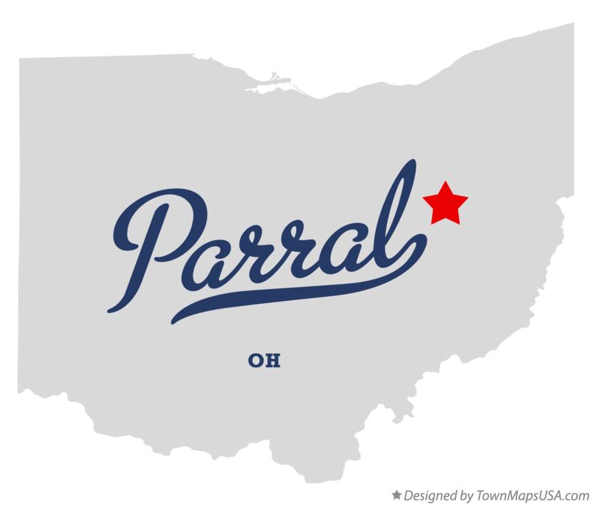 Map of Parral Ohio OH
