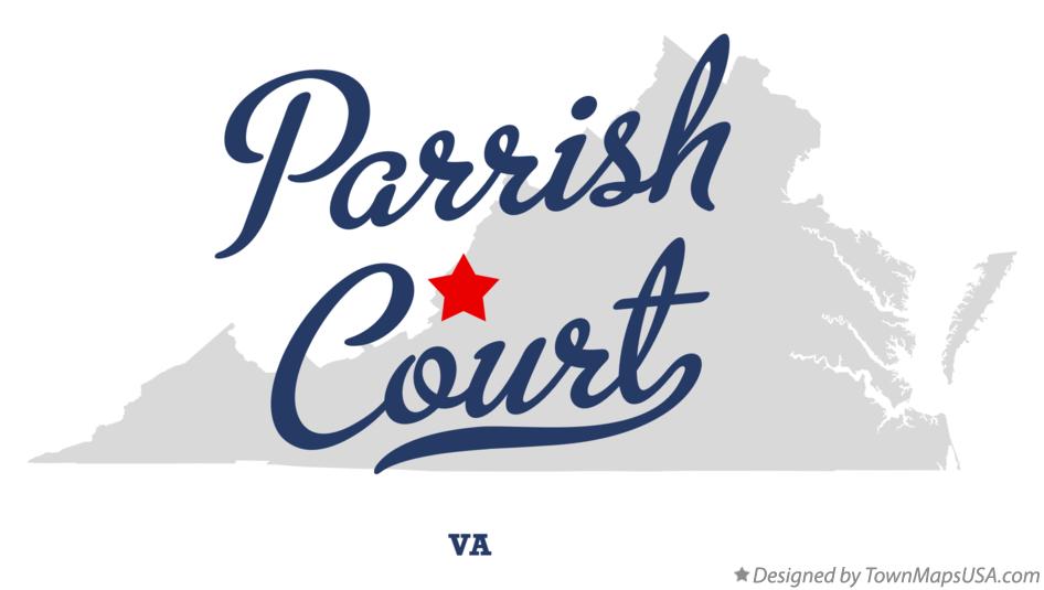 Map of Parrish Court Virginia VA
