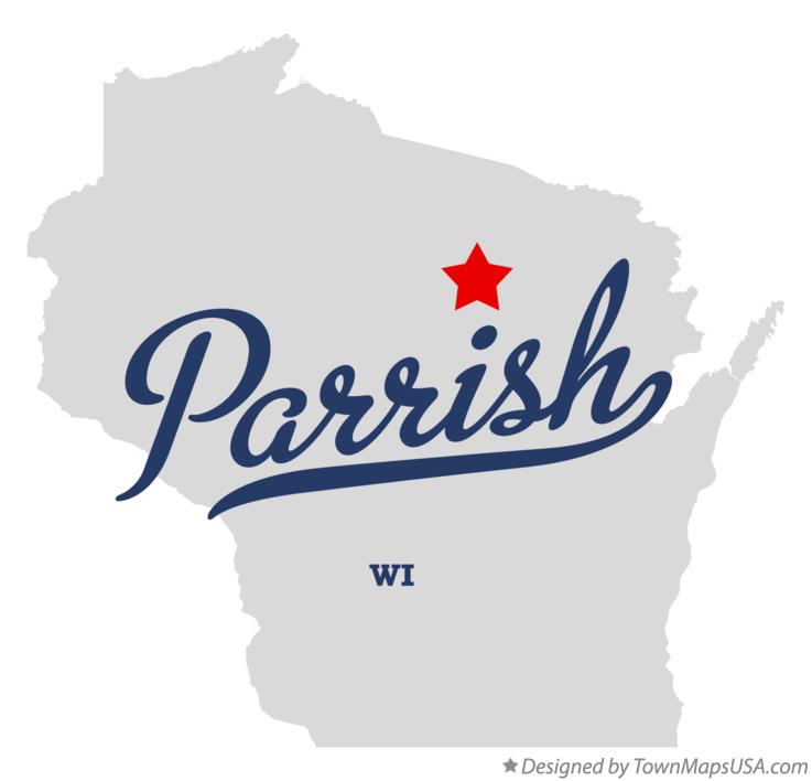 Map of Parrish Wisconsin WI