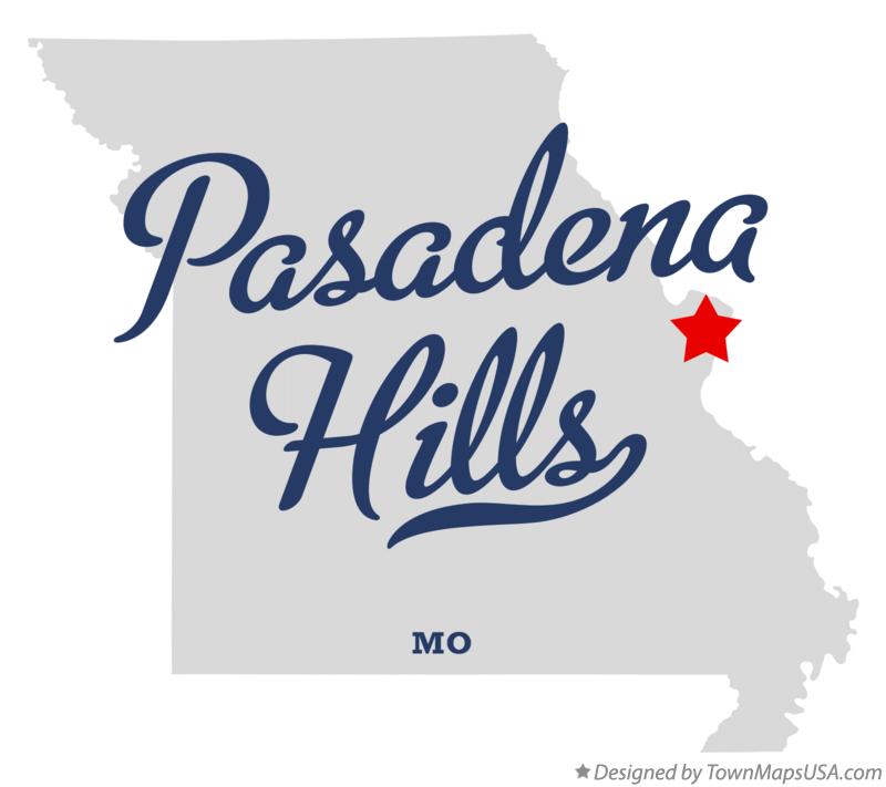 Map of Pasadena Hills Missouri MO