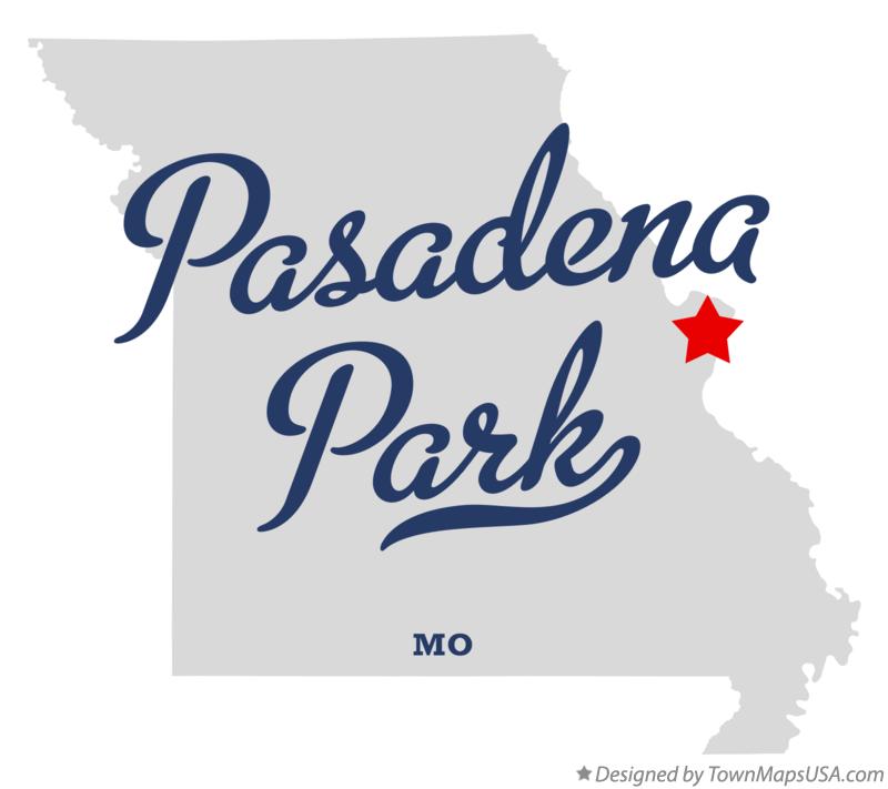 Map of Pasadena Park Missouri MO