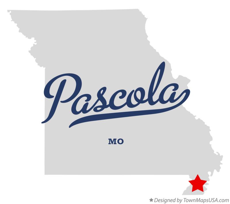 Map of Pascola Missouri MO