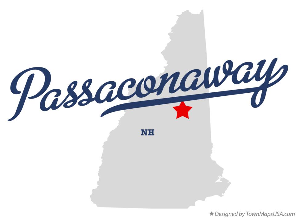 Map of Passaconaway New Hampshire NH