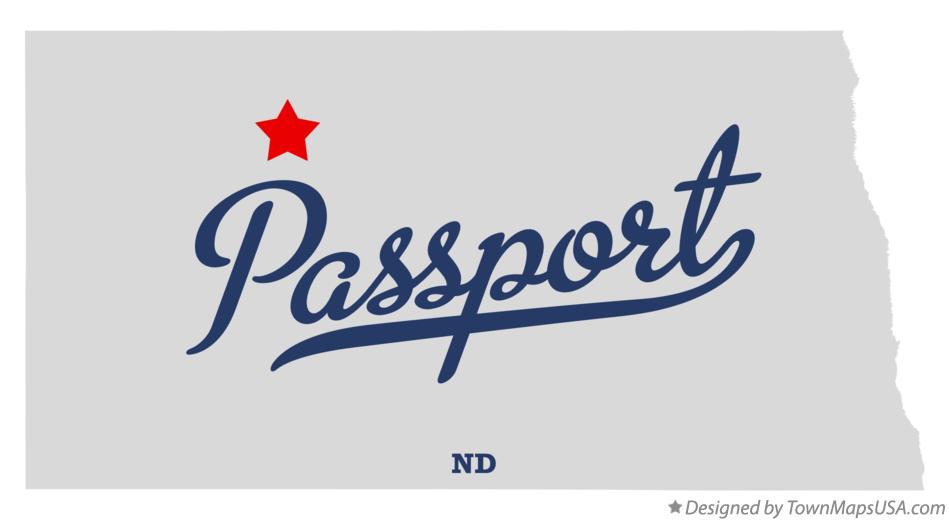 Map of Passport North Dakota ND