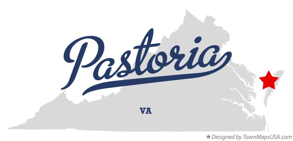 Map of Pastoria Virginia VA