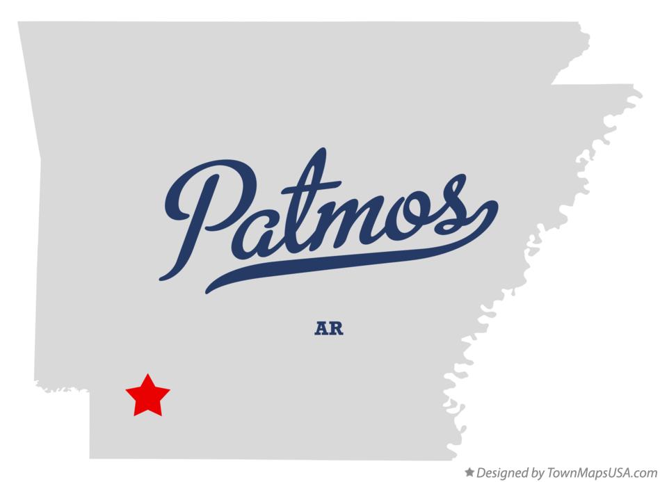 Map of Patmos Arkansas AR