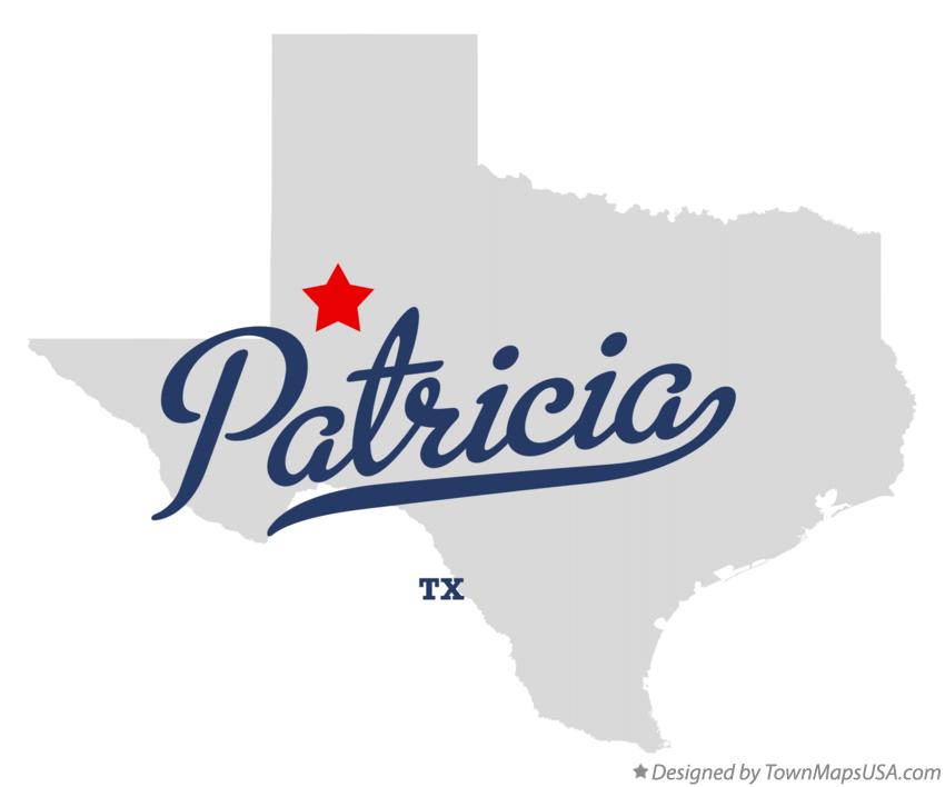Map of Patricia Texas TX