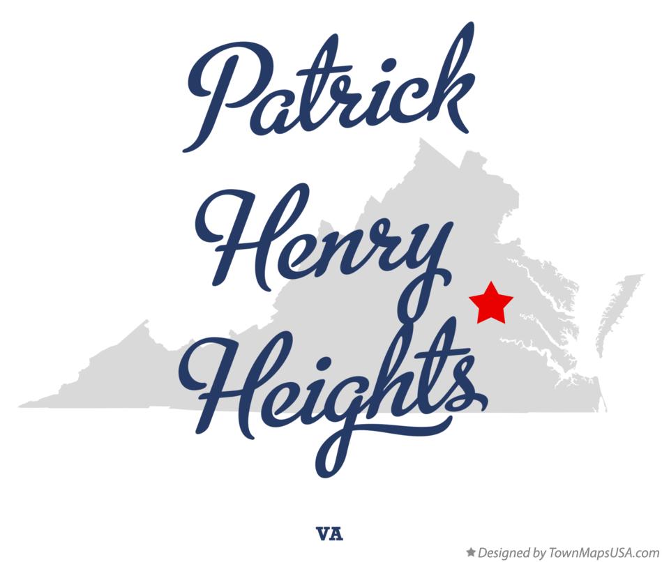 Map of Patrick Henry Heights Virginia VA