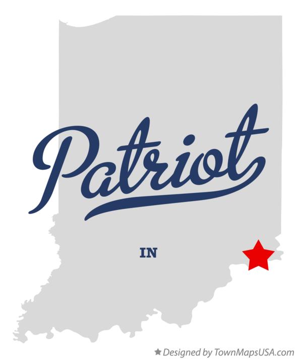 Map of Patriot Indiana IN