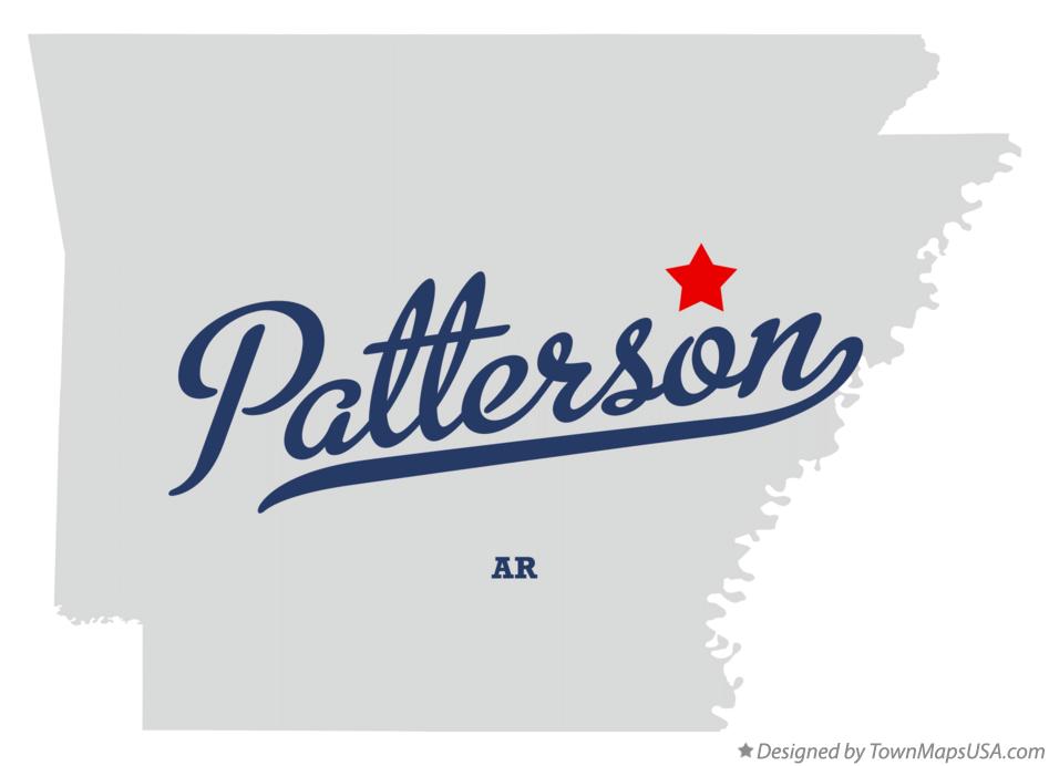 Map of Patterson Arkansas AR