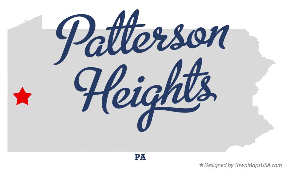 Map of Patterson Heights Pennsylvania PA