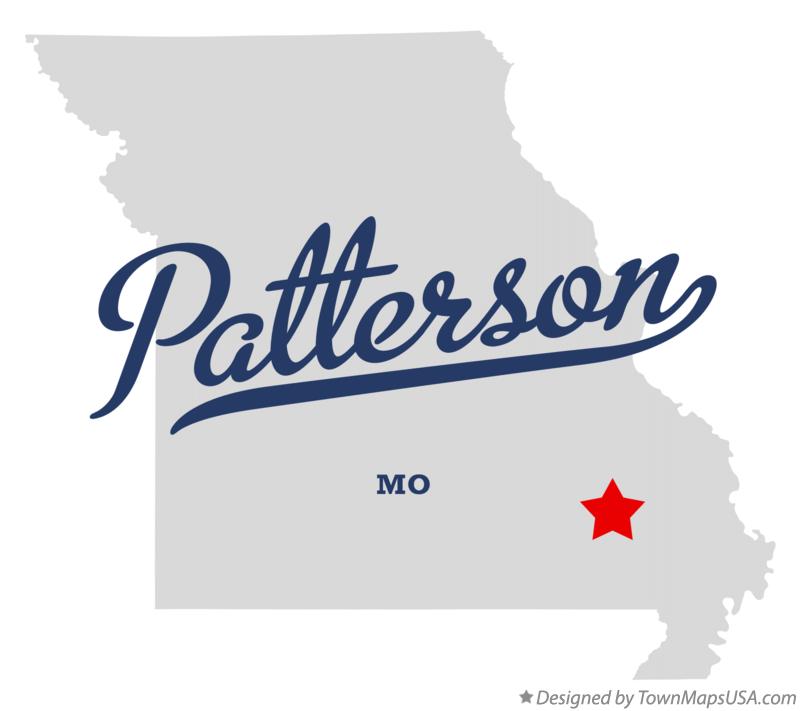 Map of Patterson Missouri MO
