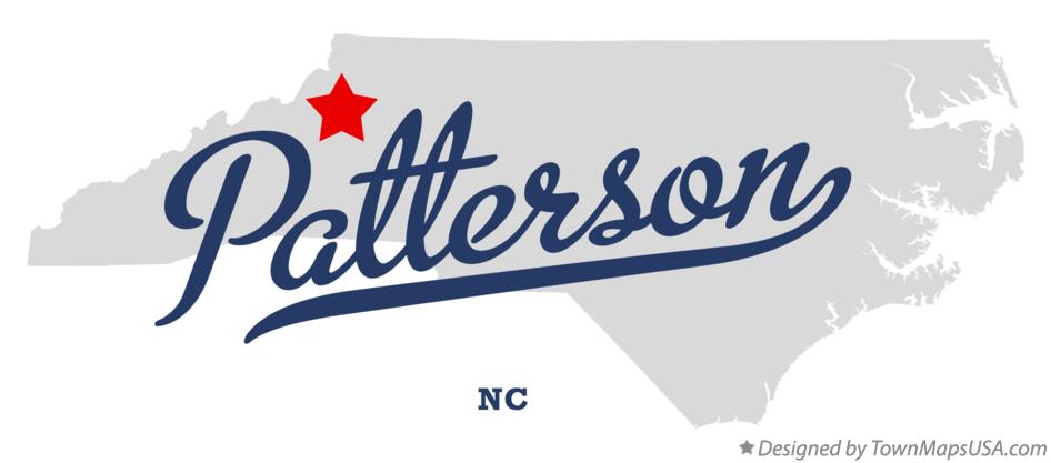Map of Patterson North Carolina NC
