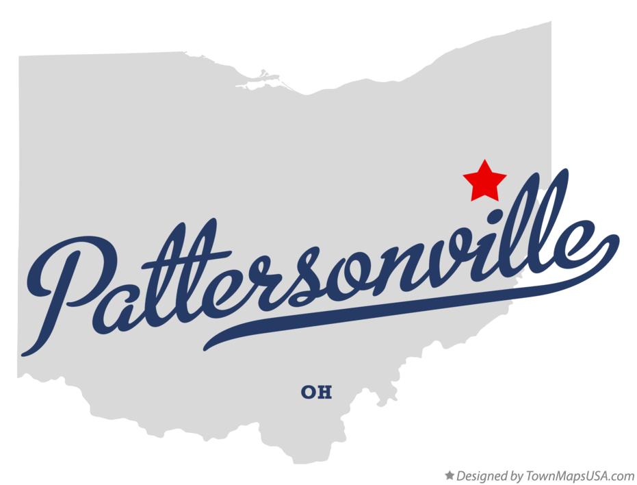 Map of Pattersonville Ohio OH
