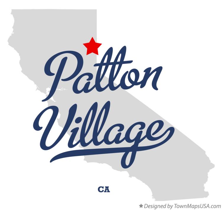 Map of Patton Village California CA