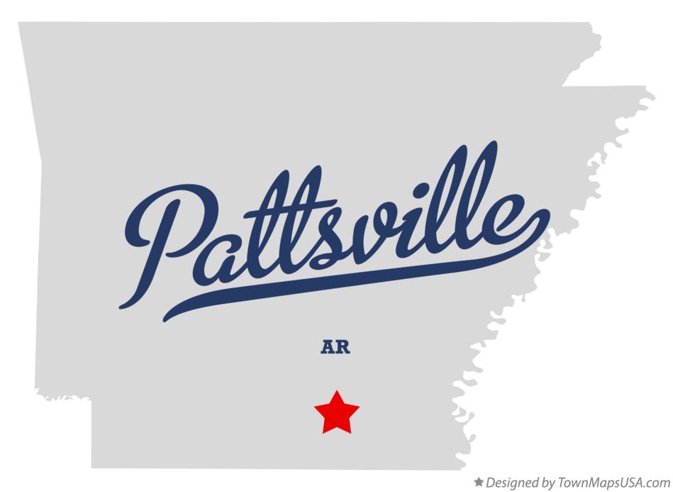 Map of Pattsville Arkansas AR