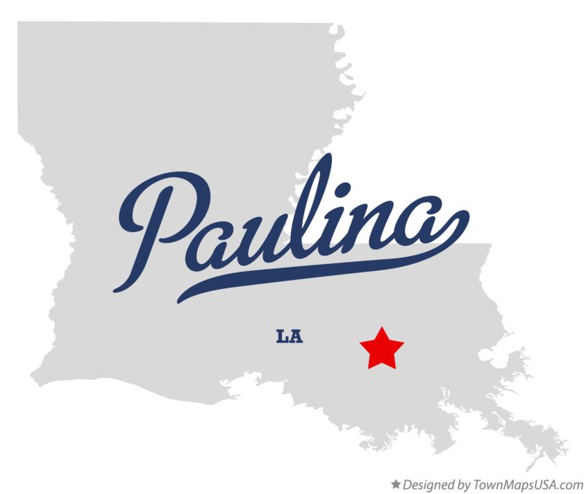 Map of Paulina Louisiana LA