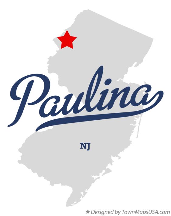Map of Paulina New Jersey NJ