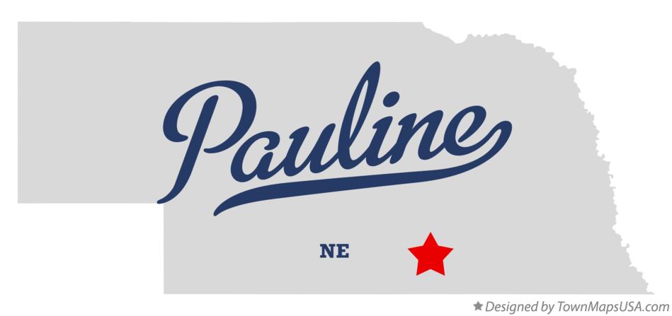 Map of Pauline Nebraska NE