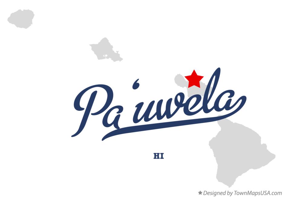 Map of Pa‘uwela Hawaii HI