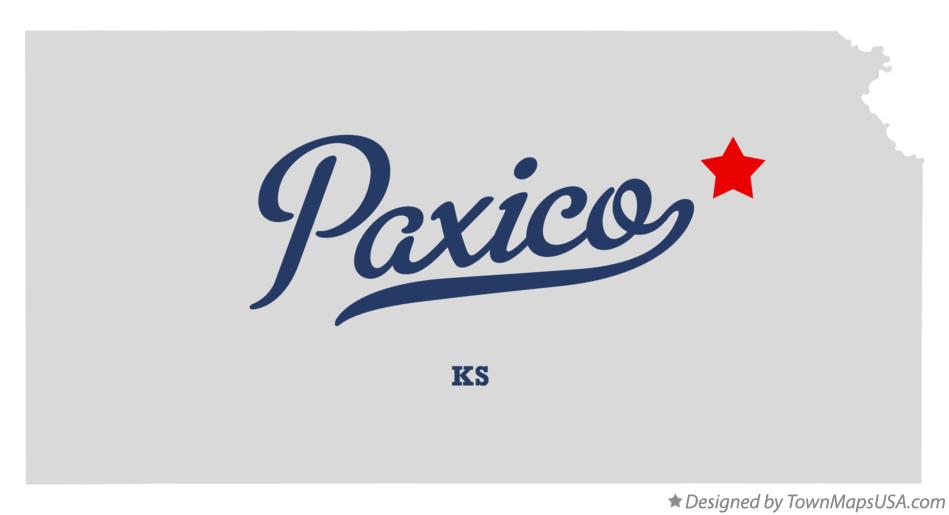 Map of Paxico Kansas KS