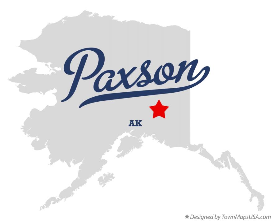 Map of Paxson Alaska AK