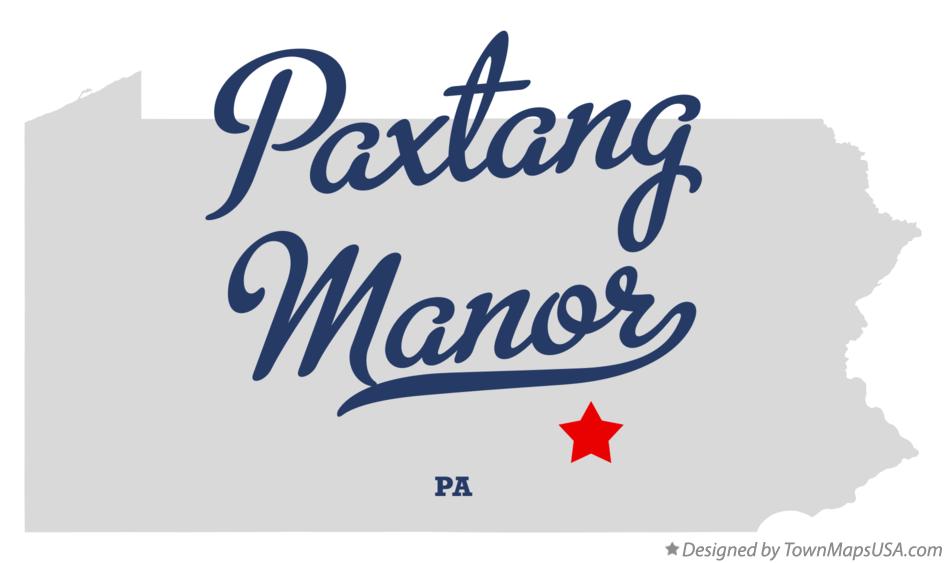 Map of Paxtang Manor Pennsylvania PA