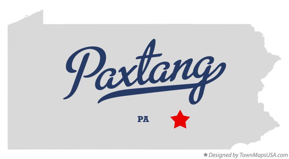 Map of Paxtang Pennsylvania PA