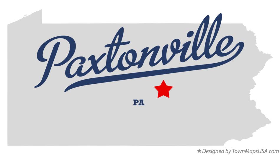Map of Paxtonville Pennsylvania PA
