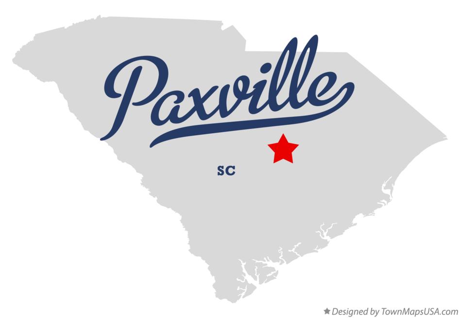 Map of Paxville South Carolina SC