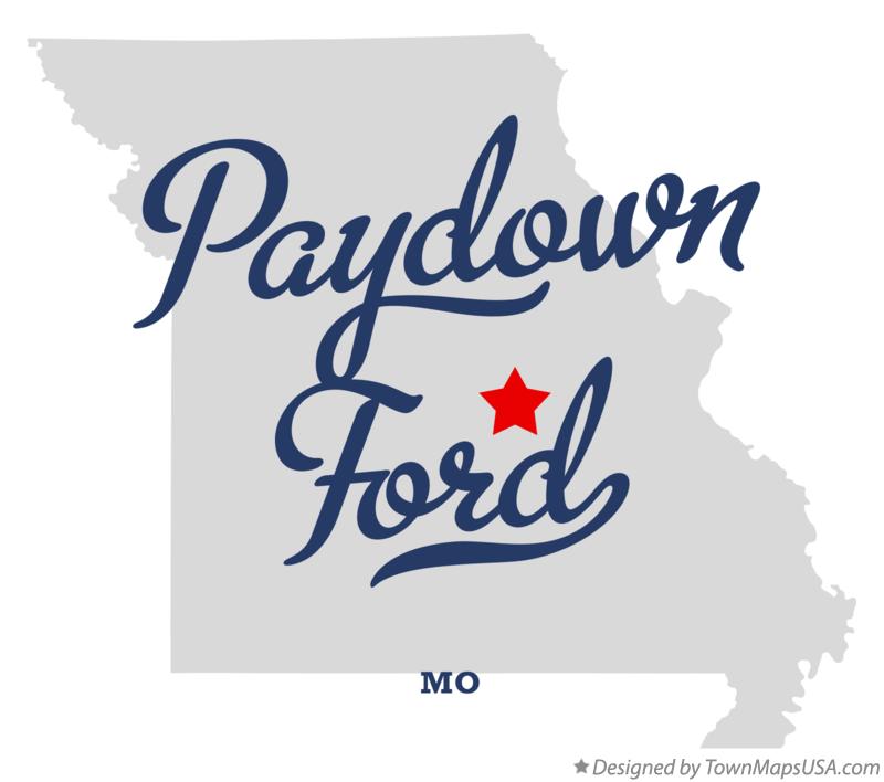Map of Paydown Ford Missouri MO