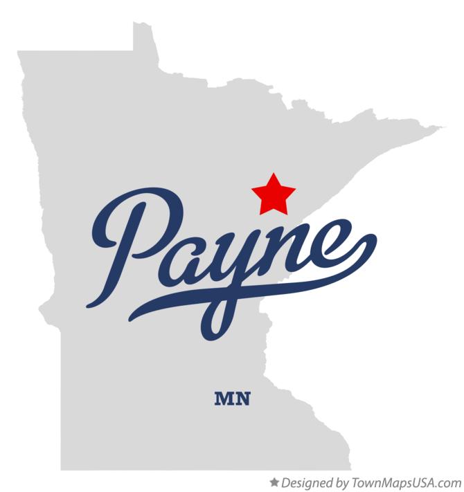 Map of Payne Minnesota MN