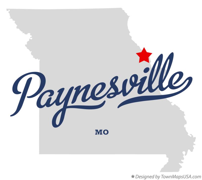 Map of Paynesville Missouri MO