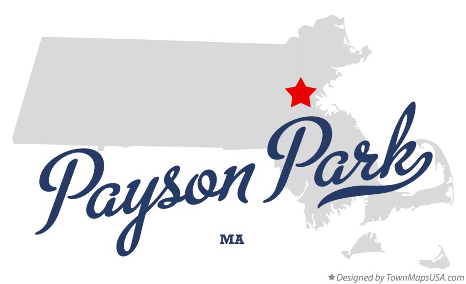 Map of Payson Park Massachusetts MA