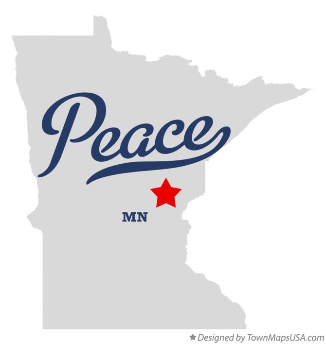 Map of Peace Minnesota MN