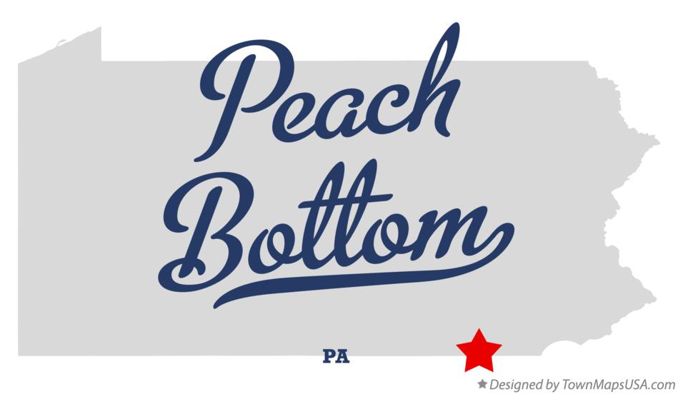 Map of Peach Bottom Pennsylvania PA