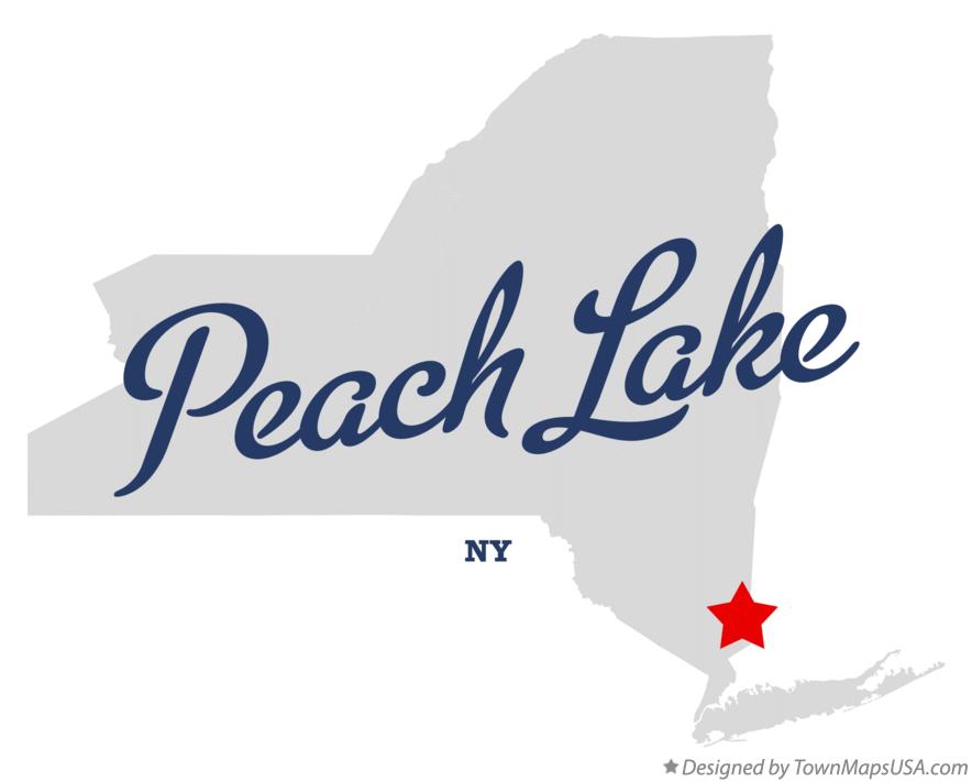 Map of Peach Lake New York NY