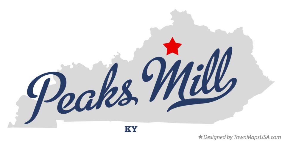 Map of Peaks Mill Kentucky KY