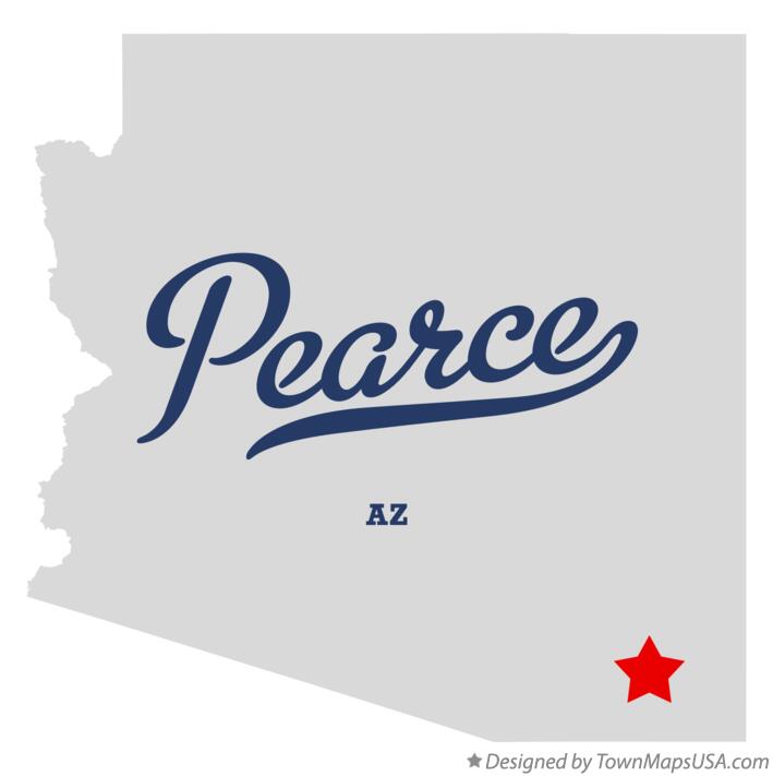 Map of Pearce Arizona AZ