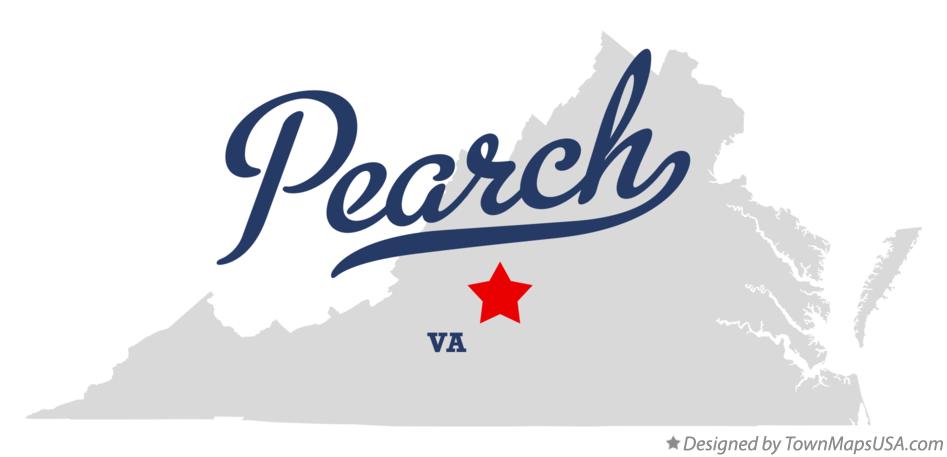 Map of Pearch Virginia VA