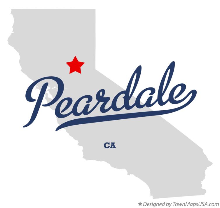 Map of Peardale California CA