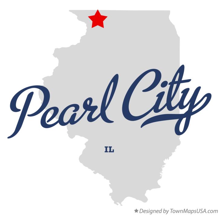 Map of Pearl City Illinois IL