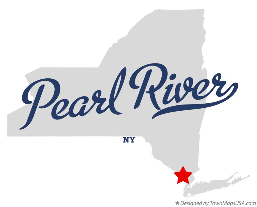 Map of Pearl River New York NY
