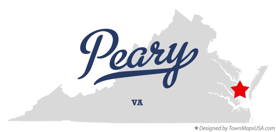Map of Peary Virginia VA