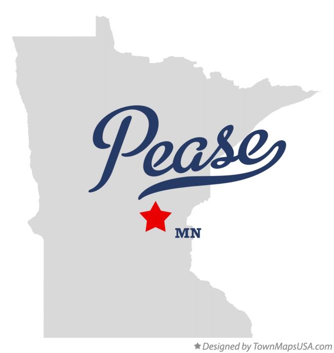 Map of Pease Minnesota MN